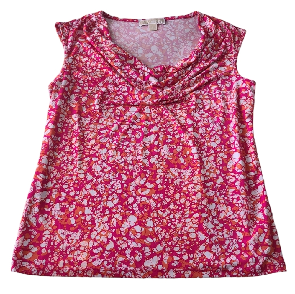 COPY - EUC🌞 Michael Kors Draped Cowl sleeveless blouse